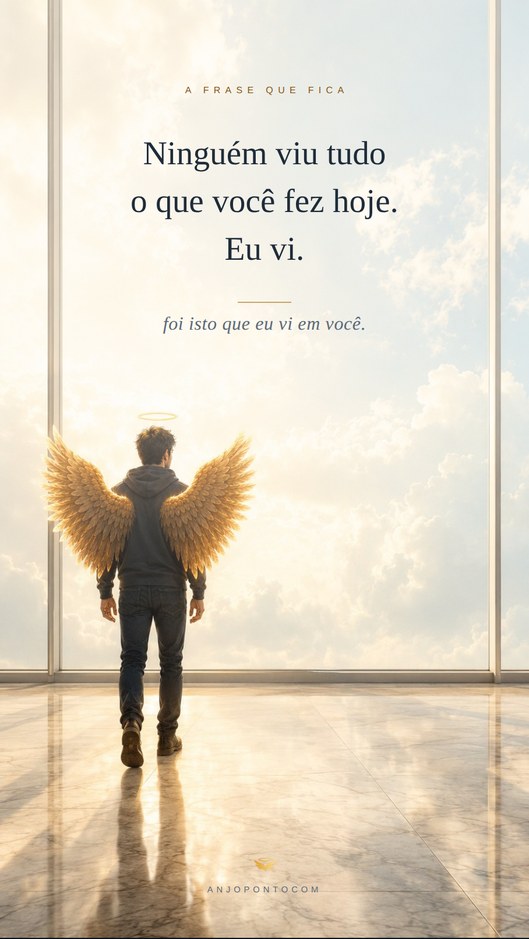 Página da frase que fica, com uma frase escolhida da carta